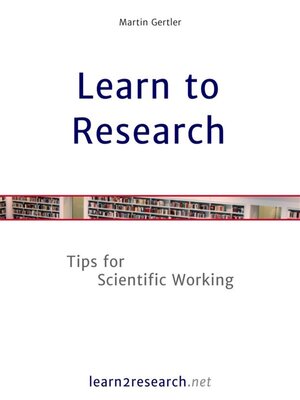 cover image of Learn to Research